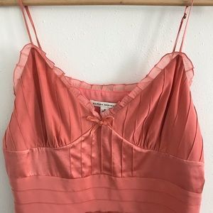 Banana Republic coral silk camisole